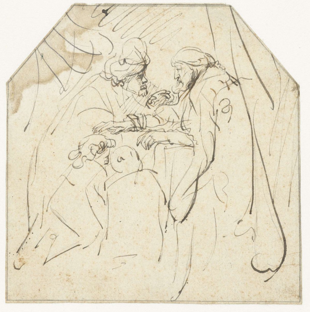 Jacob Blessing Ephraim and Manasseh, the Sons of Joseph, anonymous, c. 1635 - c. 1640