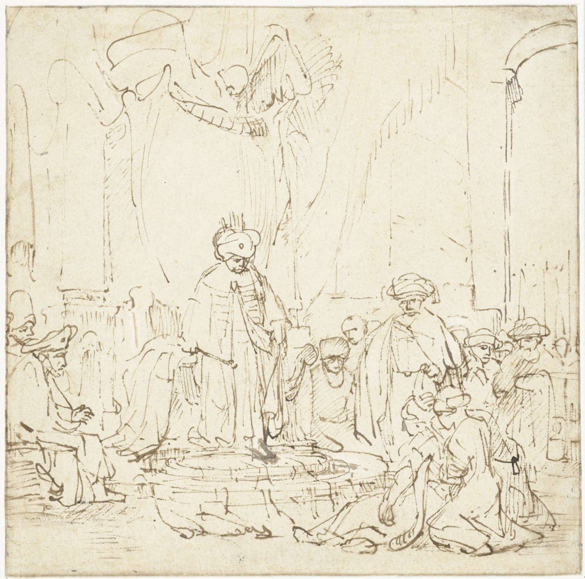 Esther succumbs to Ahasverus, Rembrandt van Rijn, 1640