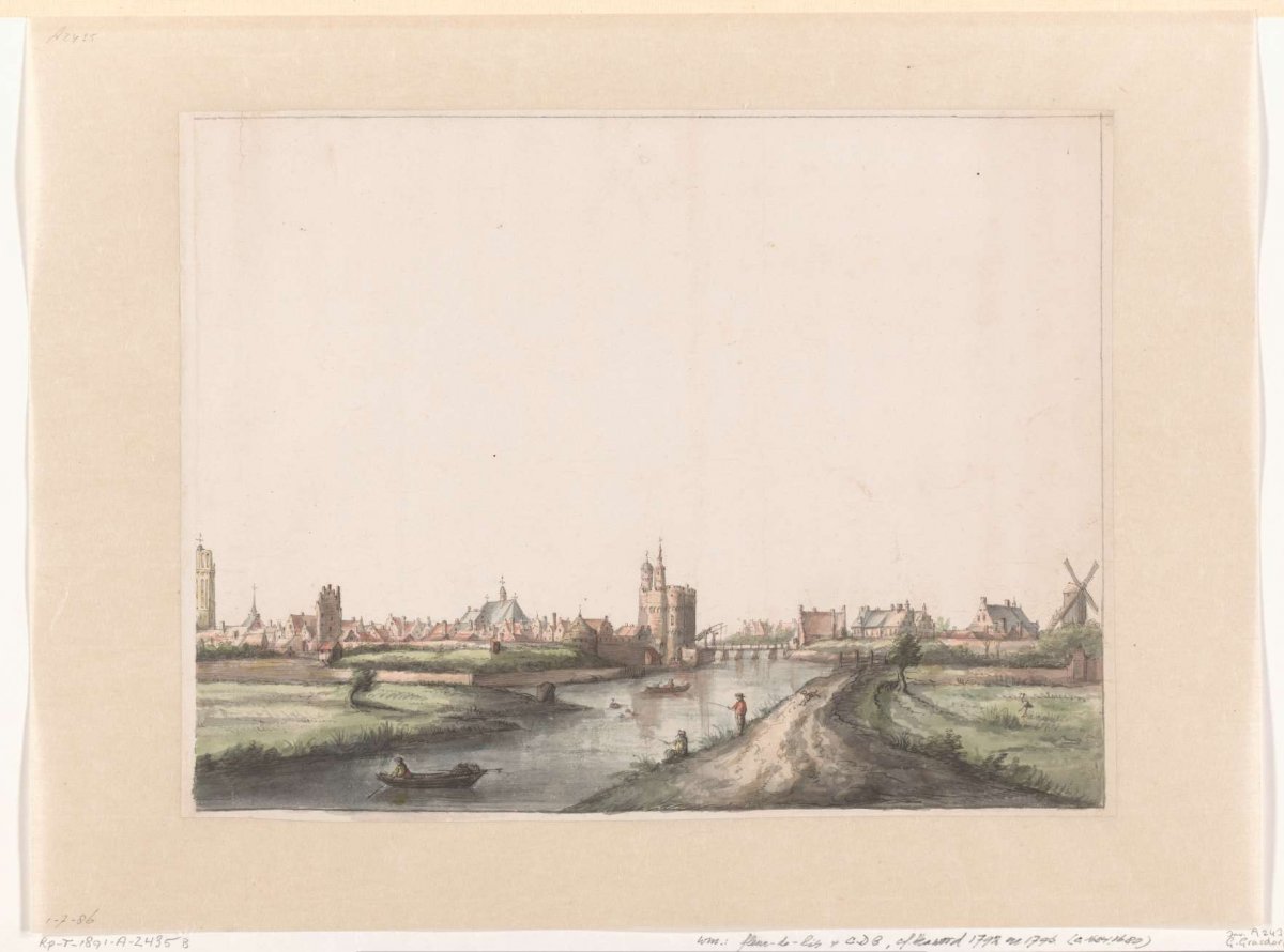 View of Zwolle, Gerrit Grasdorp, 1600 - 1699