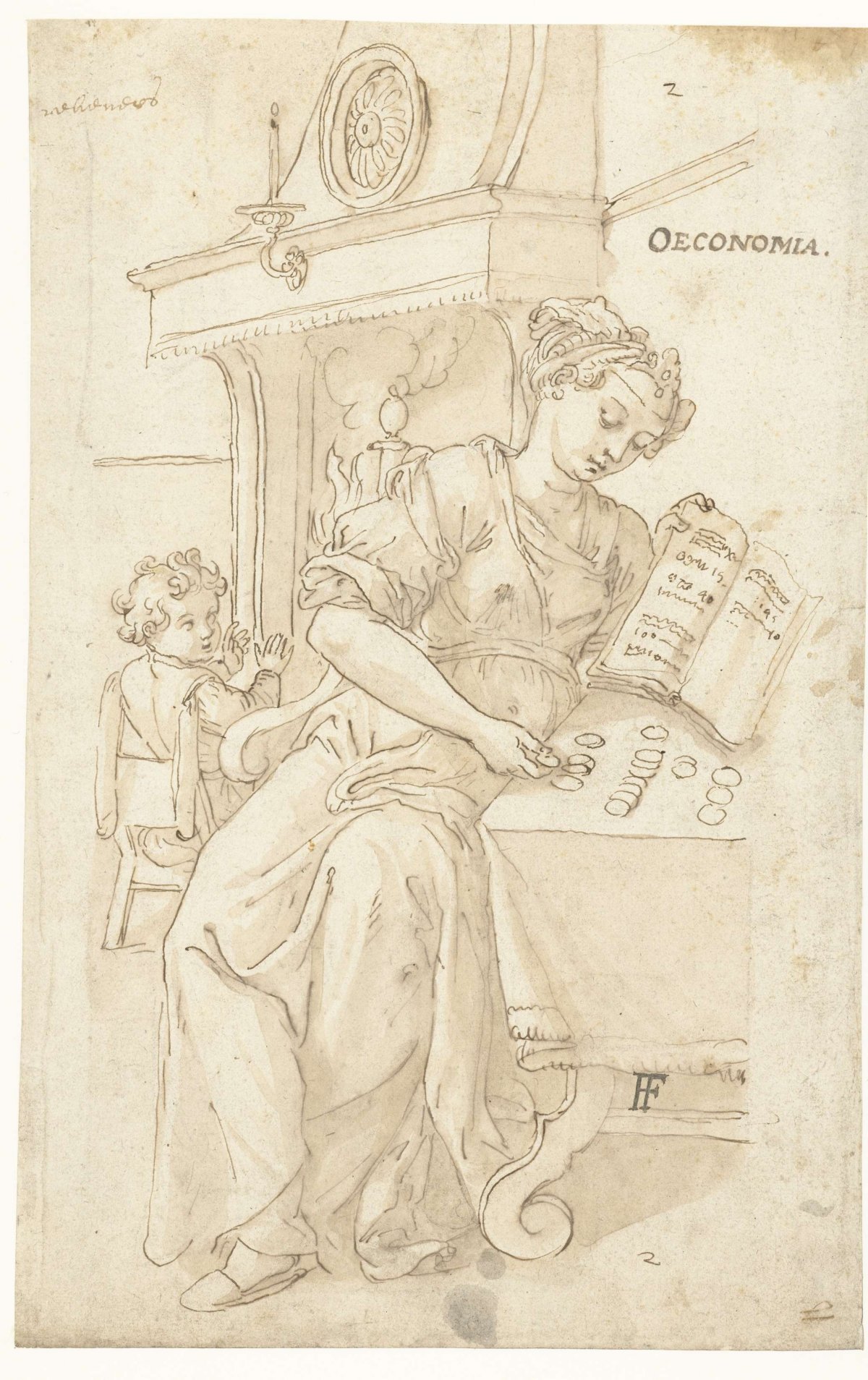 Oeconomia, anonymous, 1594 - 1625