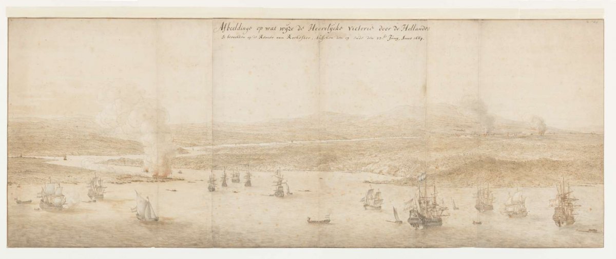 Cruise to Chatham, anonymous, 1667 - 1669