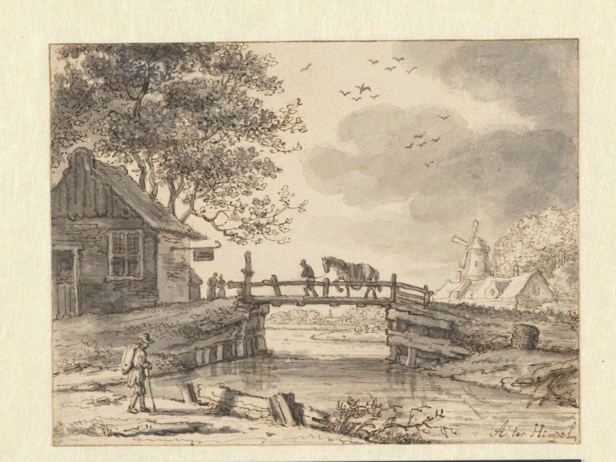 Houten brug, Aarnout ter Himpel, 1644 - 1686