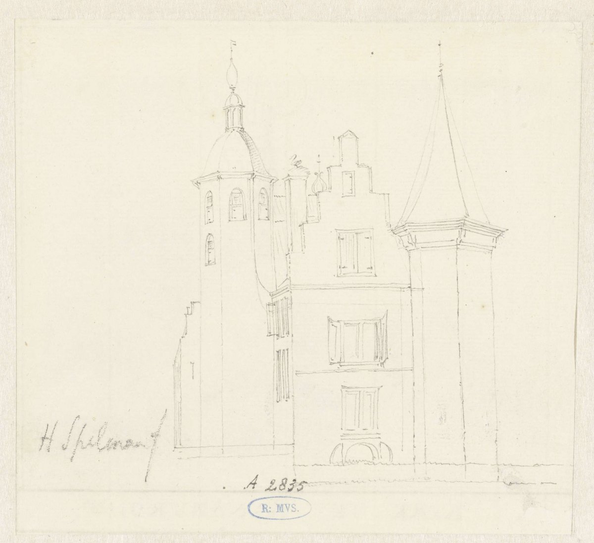 The Court in Alphen aan de Rijn, Hendrik Spilman, 1731 - 1784