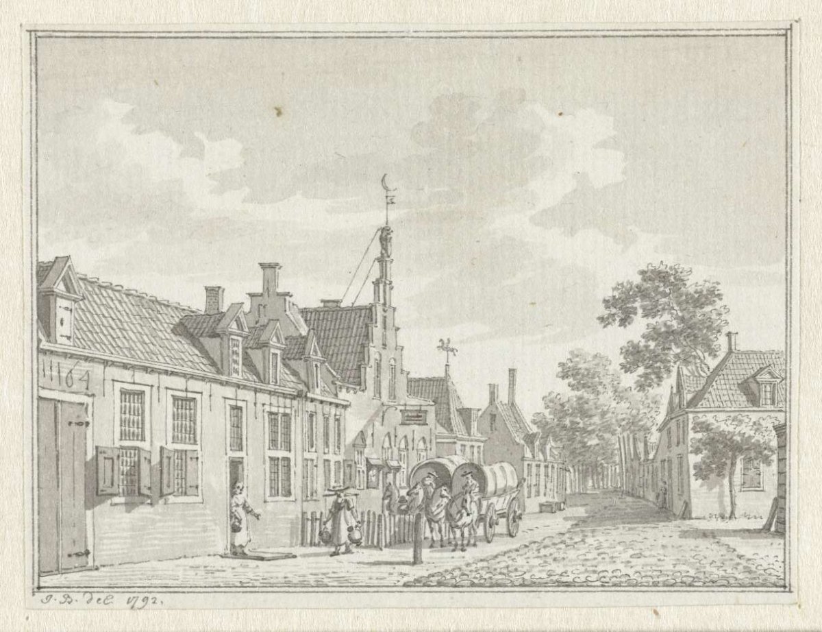 Gezicht te 's-Gravenpolder, Jan Bulthuis, 1792