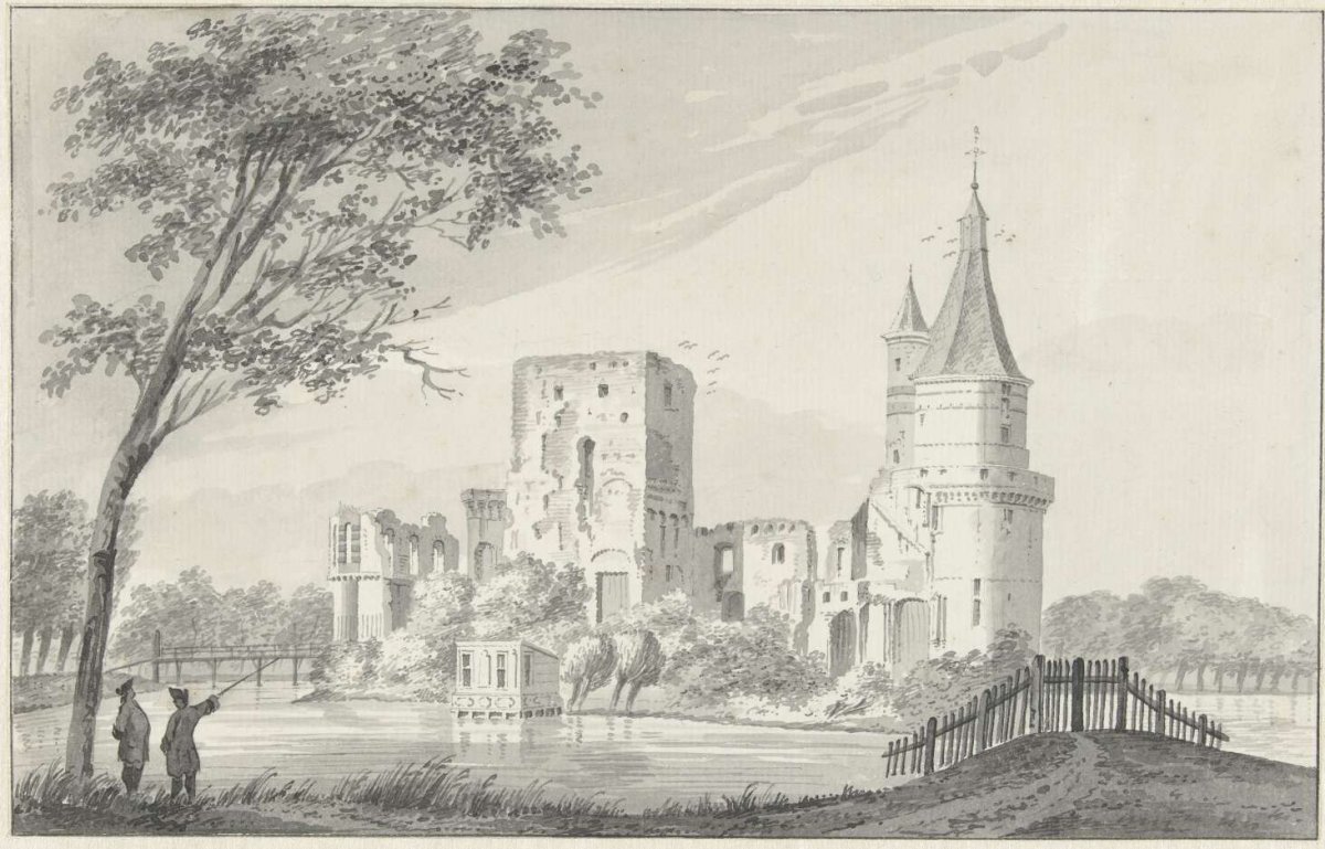 Castle at Wijk bij Duurstede, Pieter Jan van Liender, 1750