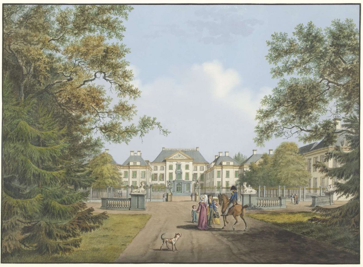 View of Het Loo palace, Cornelis de Kruyff, 1784 - 1828
