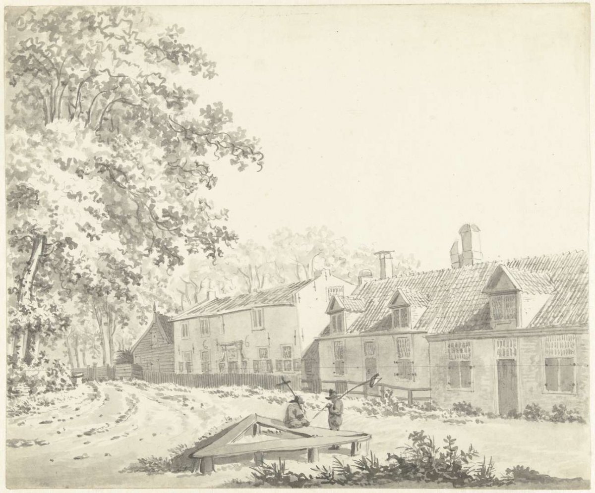 View of the village of Schore, on South Beveland, anonymous, c. 1700 - c. 1800