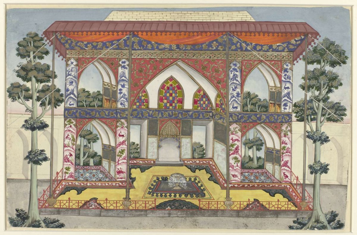The private audience hall of Shah Safi I of Persia, anonymous, 1625 - 1649