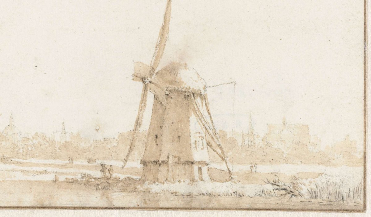The Pelican Bulwark in Leiden (?)., Jan de Bisschop, 1649