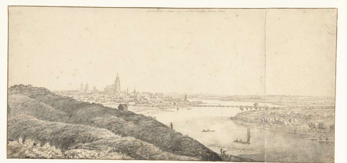 View of Arnhem, Laurens Vincentsz. van der Vinne, 1690