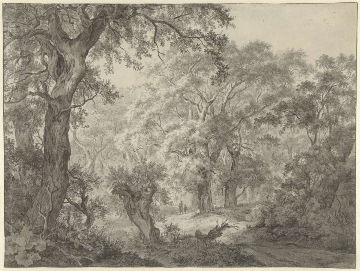 Boslandschap, Franciscus Andreas Milatz, 1774 - 1808