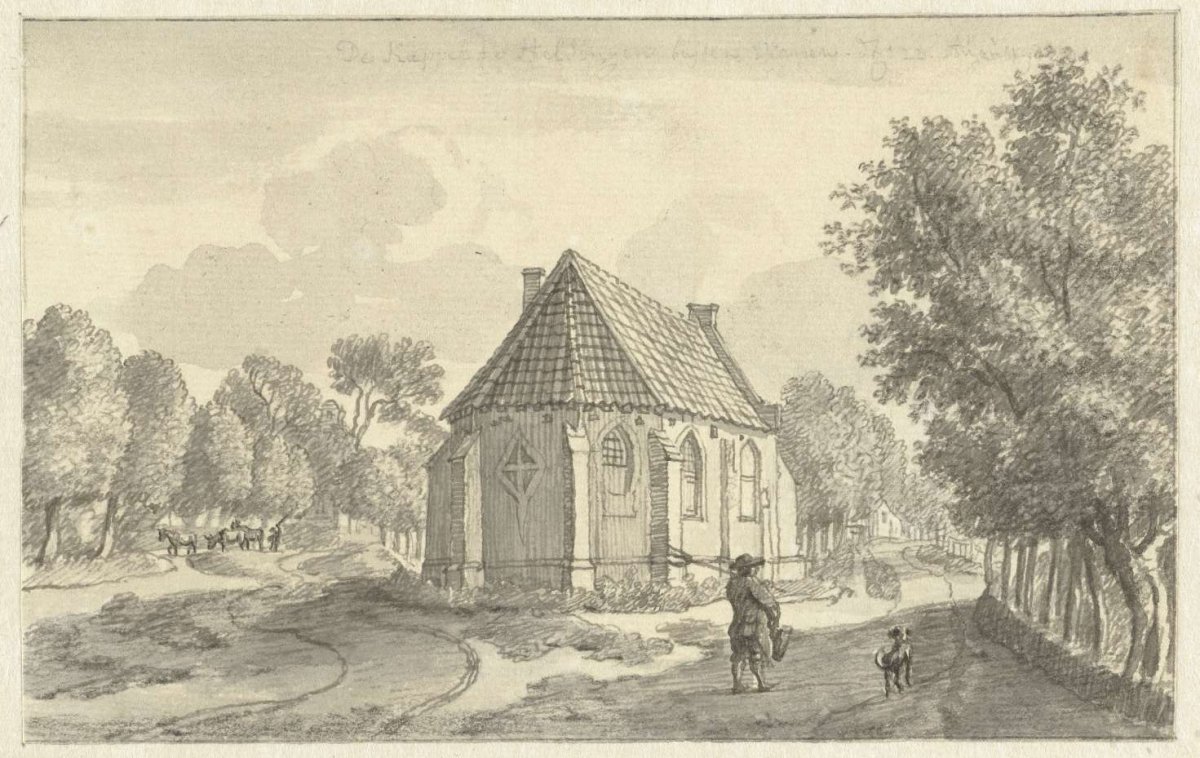The church of Helsdingen near Vianen, Jan de Beijer, 1750