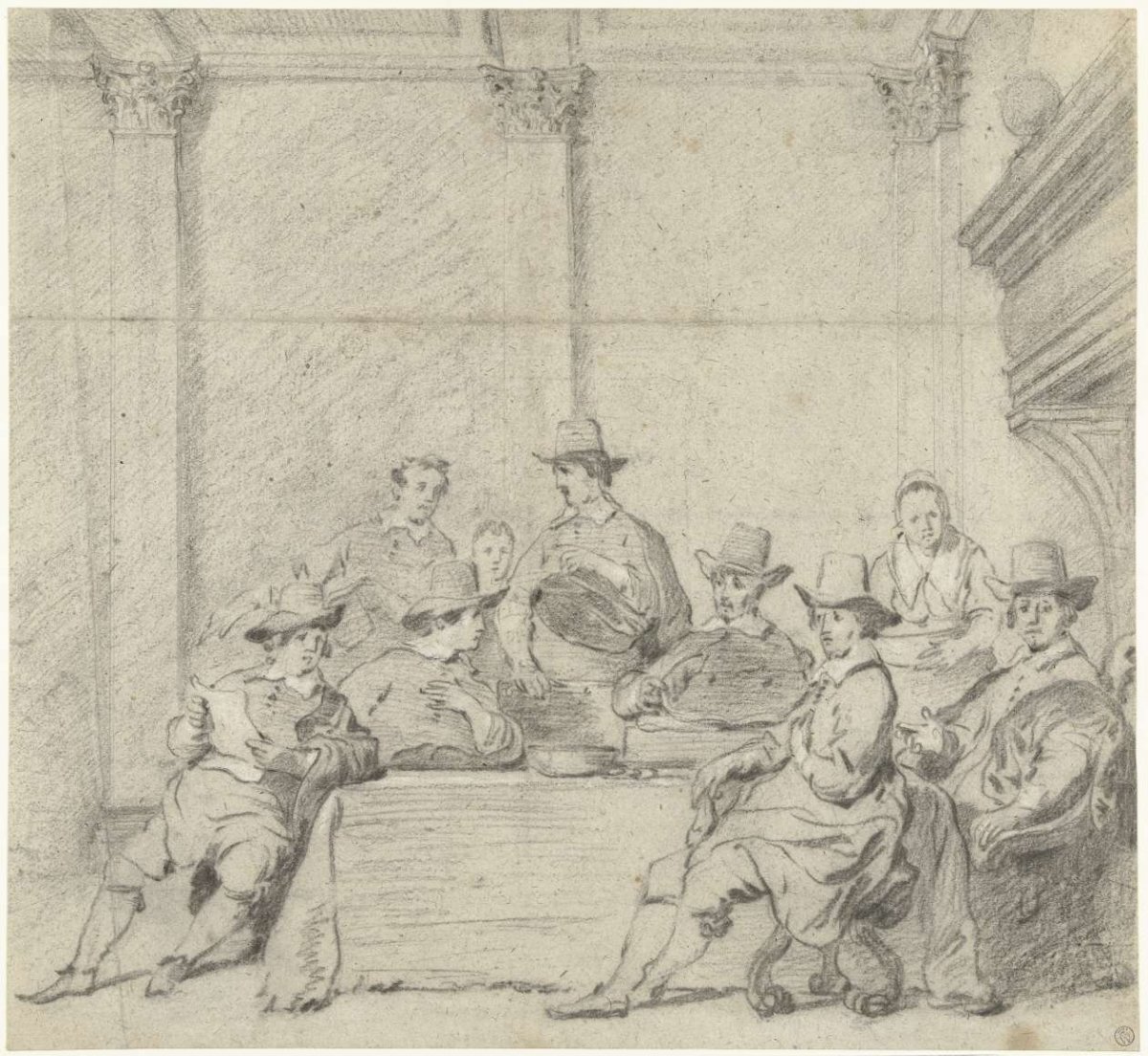 Regents of the Amsterdam Nieuwe Zijds Huiszittenhuis, Jacob Adriaensz Backer, 1640 - 1651