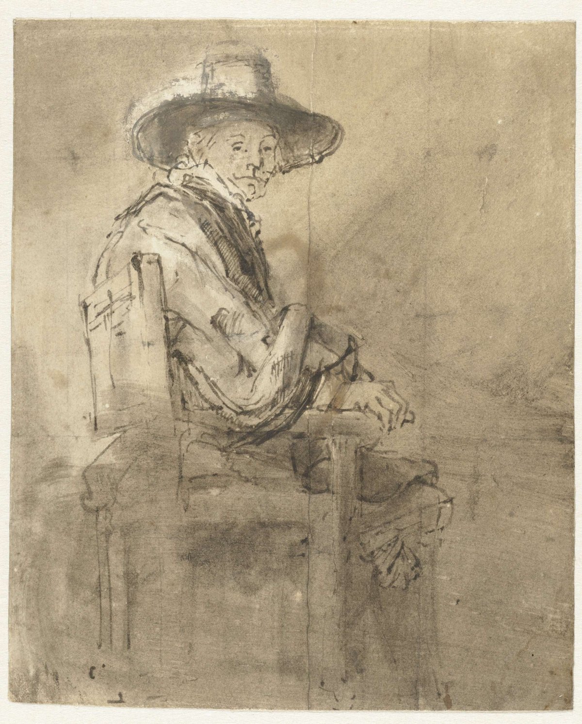 Seated Syndic: Jacob van Loon, Rembrandt van Rijn, c. 1661 - c. 1662