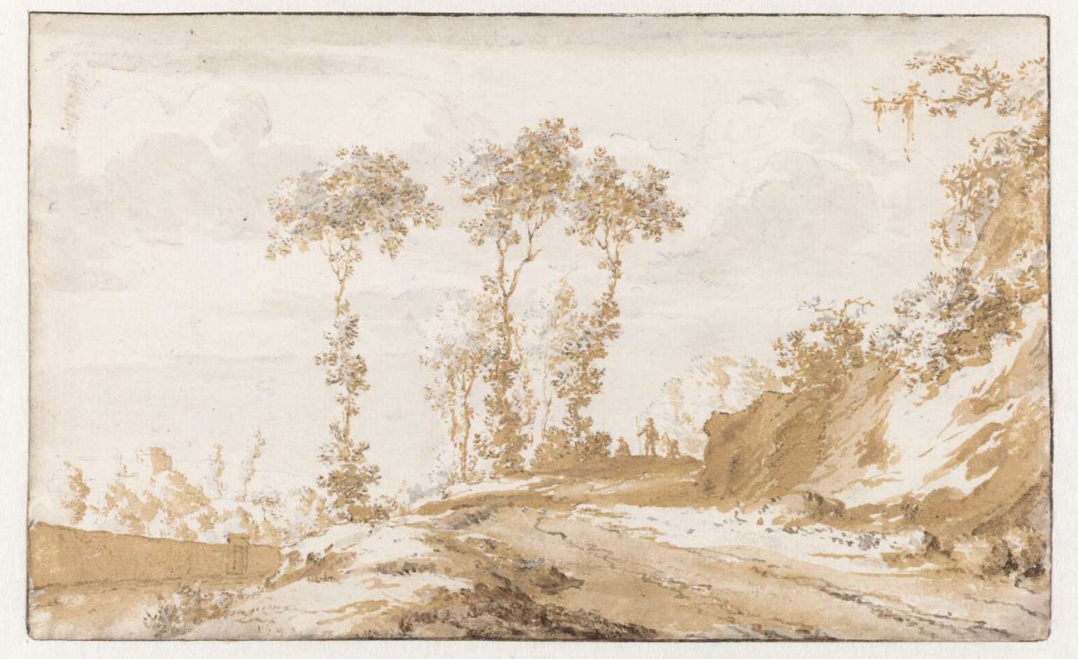 Mountain road near Brussels, Jan de Bisschop, 1648 - 1671