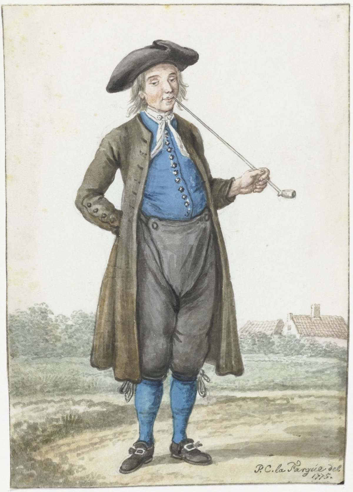 Molkwerumse man, Paulus Constantijn la Fargue, 1775