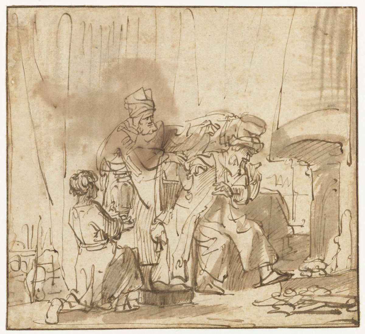 Manius Curius Dentatus Refusing the Gifts of the Samnites, anonymous, 1635 - 1700