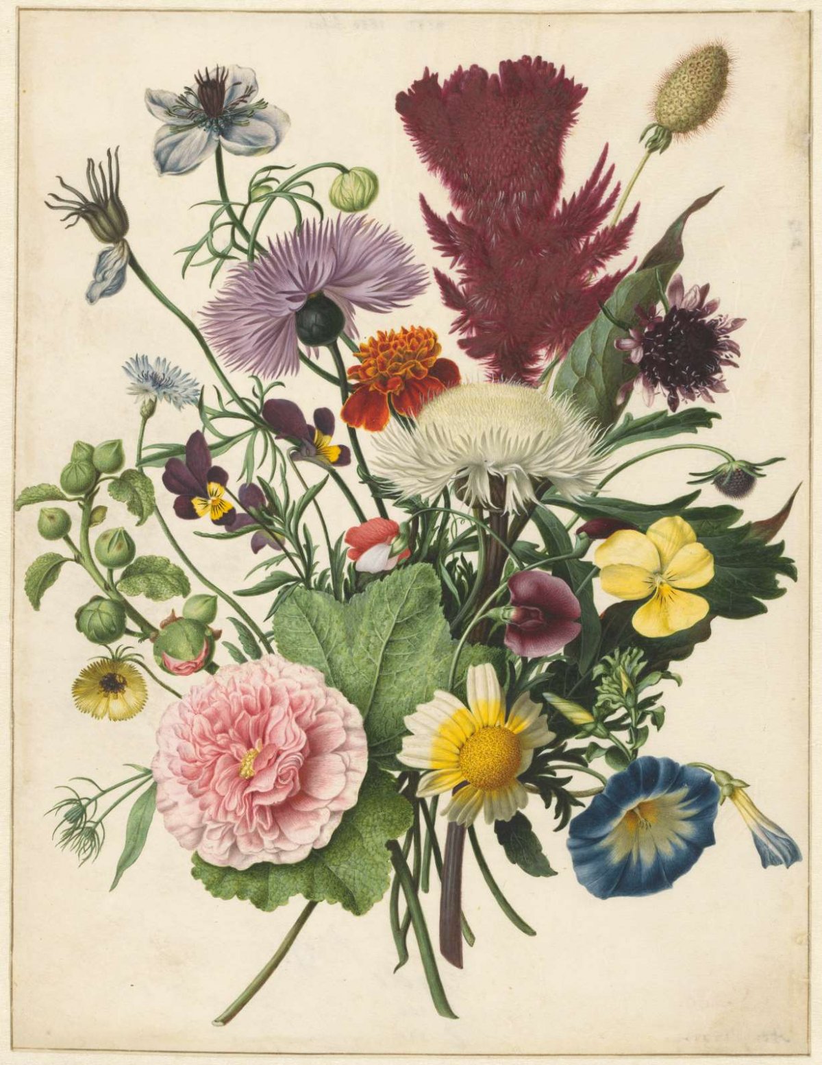 Bouquet of Flowers, anonymous, 1680