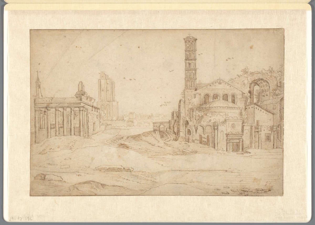 Ruins at the Roman Forum, anonymous, 1560 - 1610