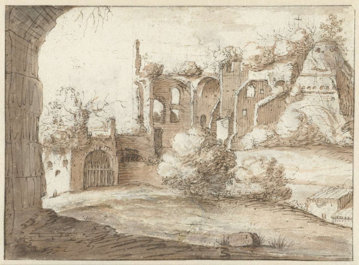 View of ancient ruins, anonymous, 1600 - 1699