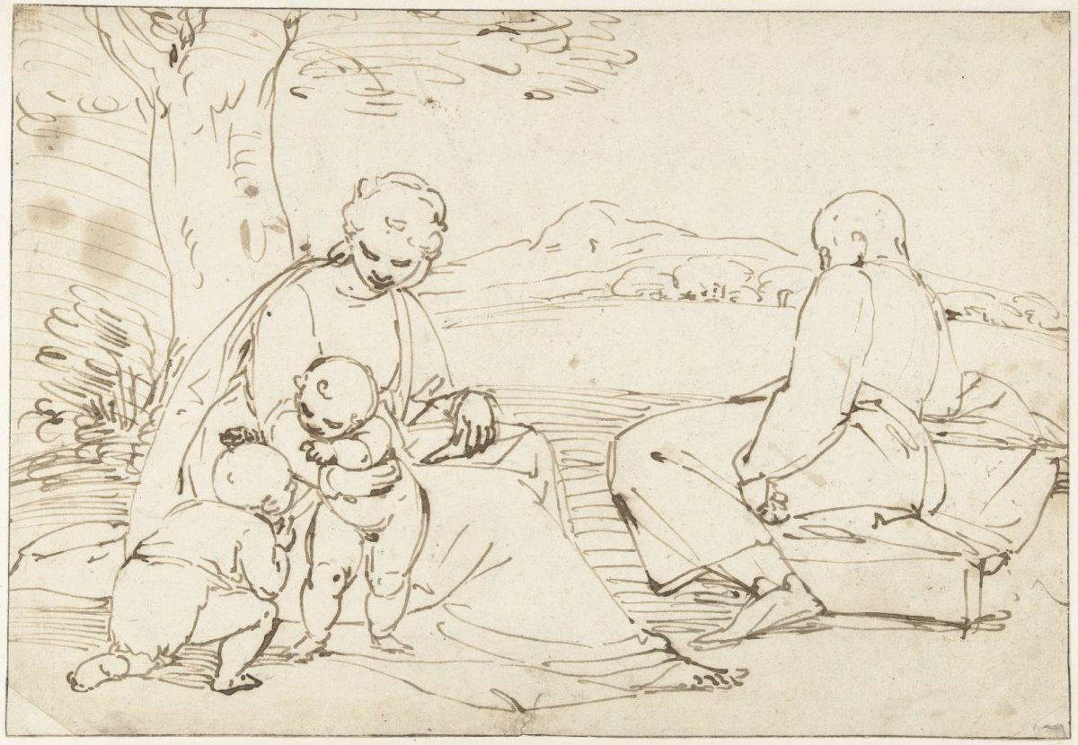 Rest on the Flight into Egypt, Luca Cambiaso, 1537 - 1585