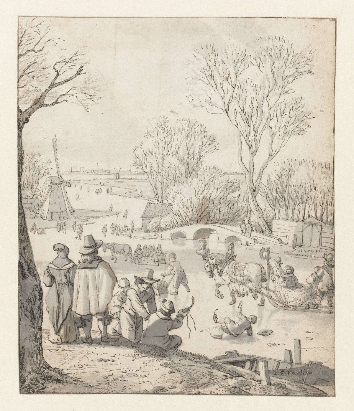 IJsvermaak, Jacob Esselens, 1636 - 1687