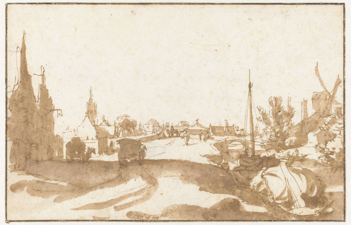 Westeinde in Den Haag, Jan de Bisschop, 1648 - 1671