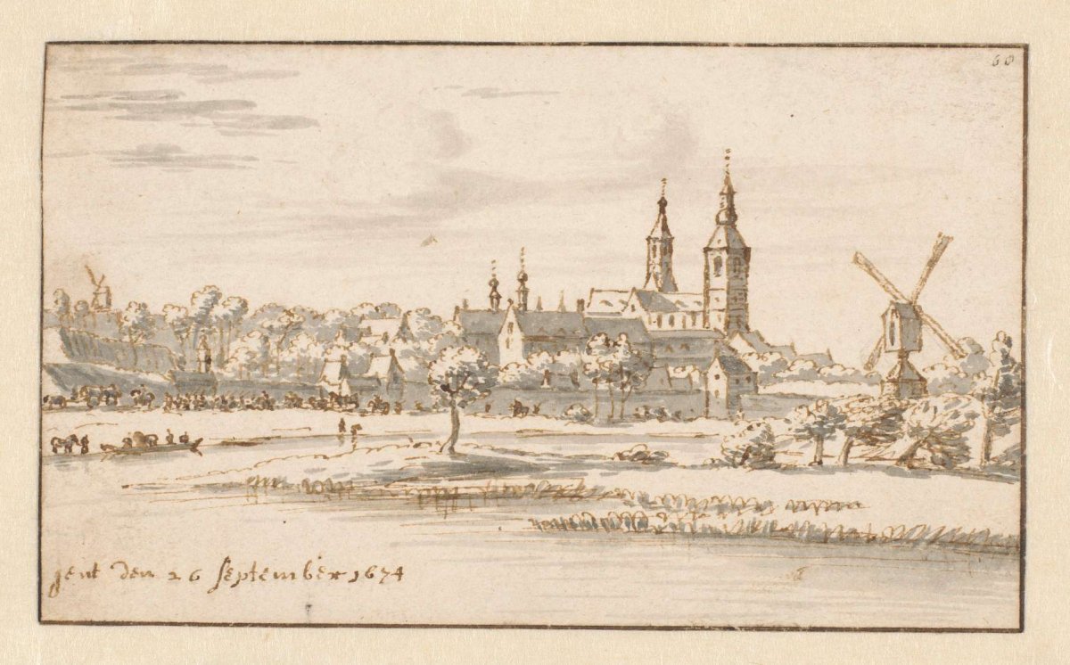 View of Ghent, Barend Klotz, 1674