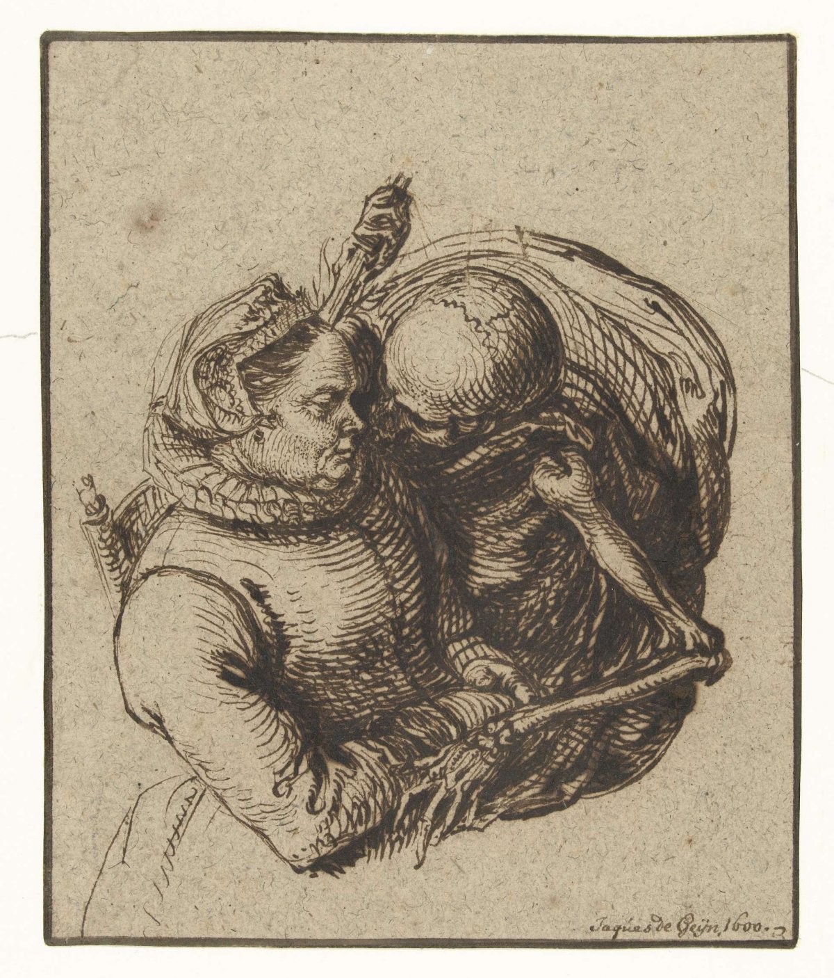 Woman and Death, Jacques de Gheyn (II), 1600