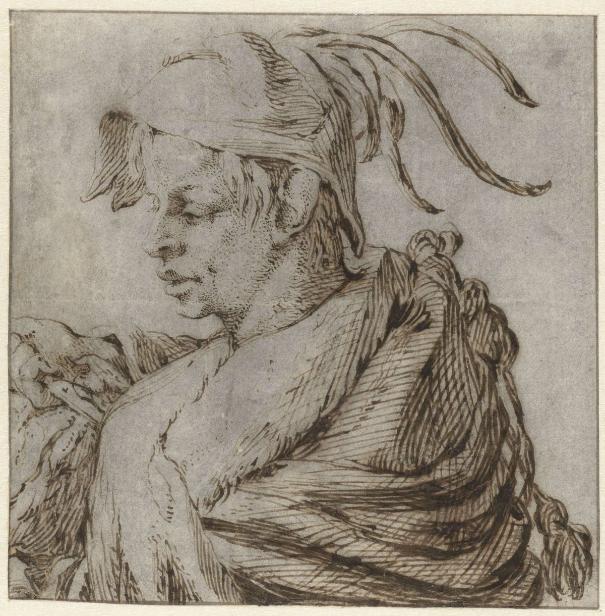 A Boy with a Feathered Hat, Jacques de Gheyn (III), c. 1616 - c. 1641