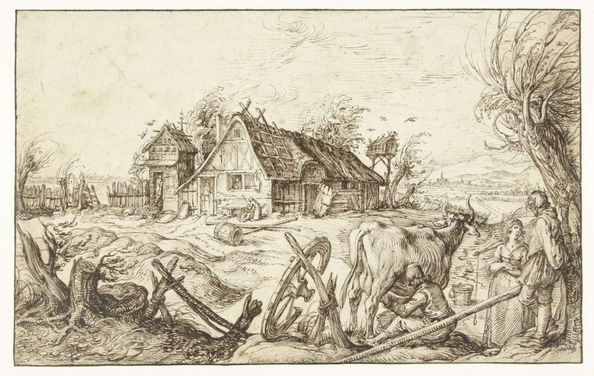 The farm, Jacques de Gheyn (II), 1603