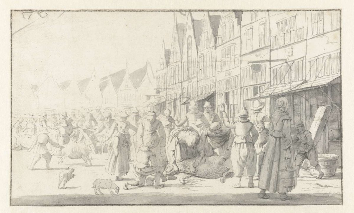 Varkensmarkt, anonymous, 1603 - 1691