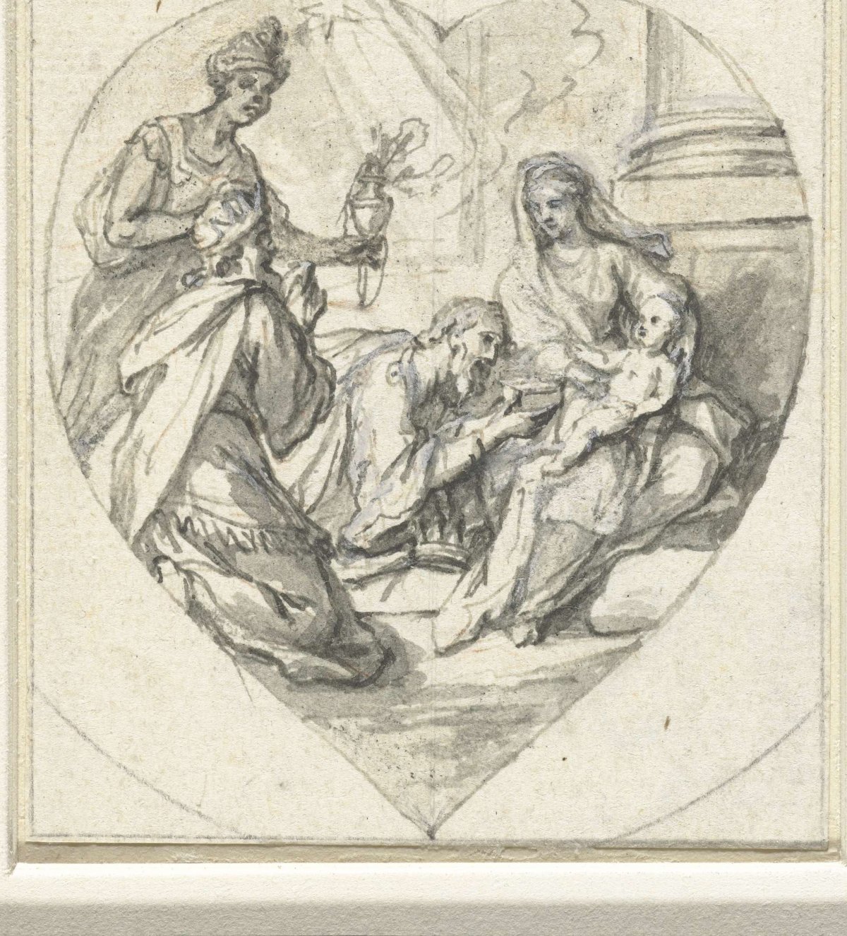 Adoration of the kings, anonymous, 1600 - 1699
