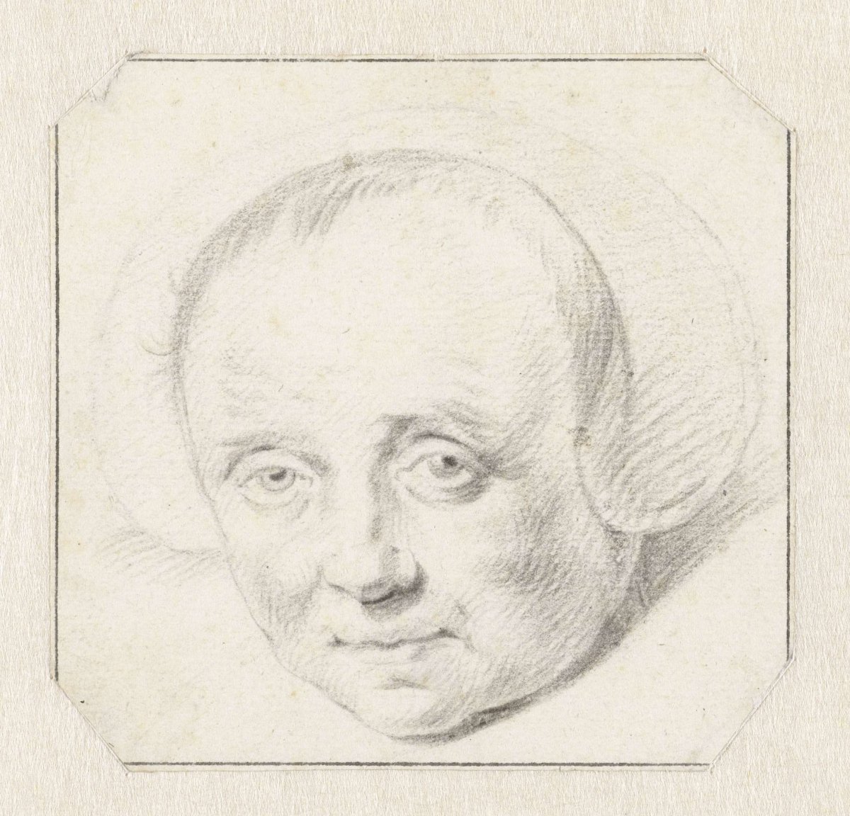 Study of a Head of a Woman, anonymous, c. 1650 - c. 1700