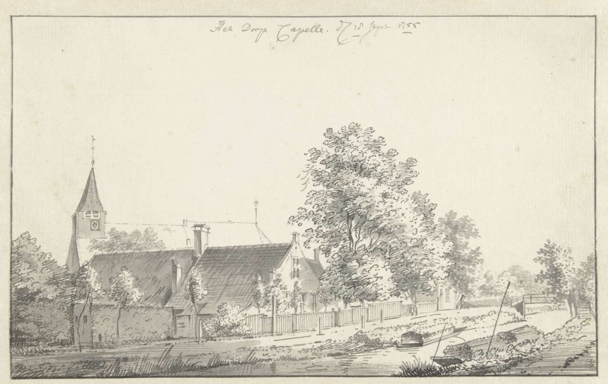 The village of Capelle aan de IJssel, Jan de Beijer, 1755