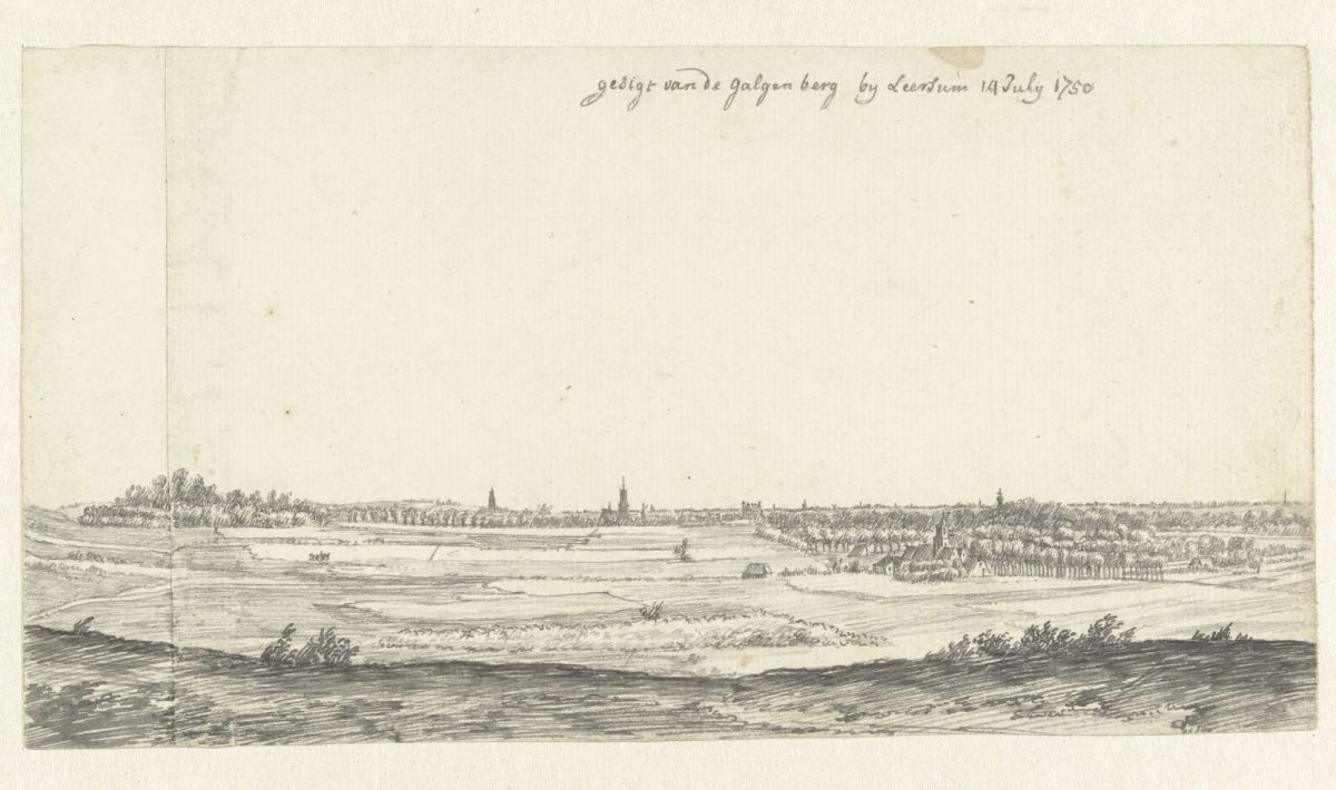View of Leersum, Jan de Beijer, 1750