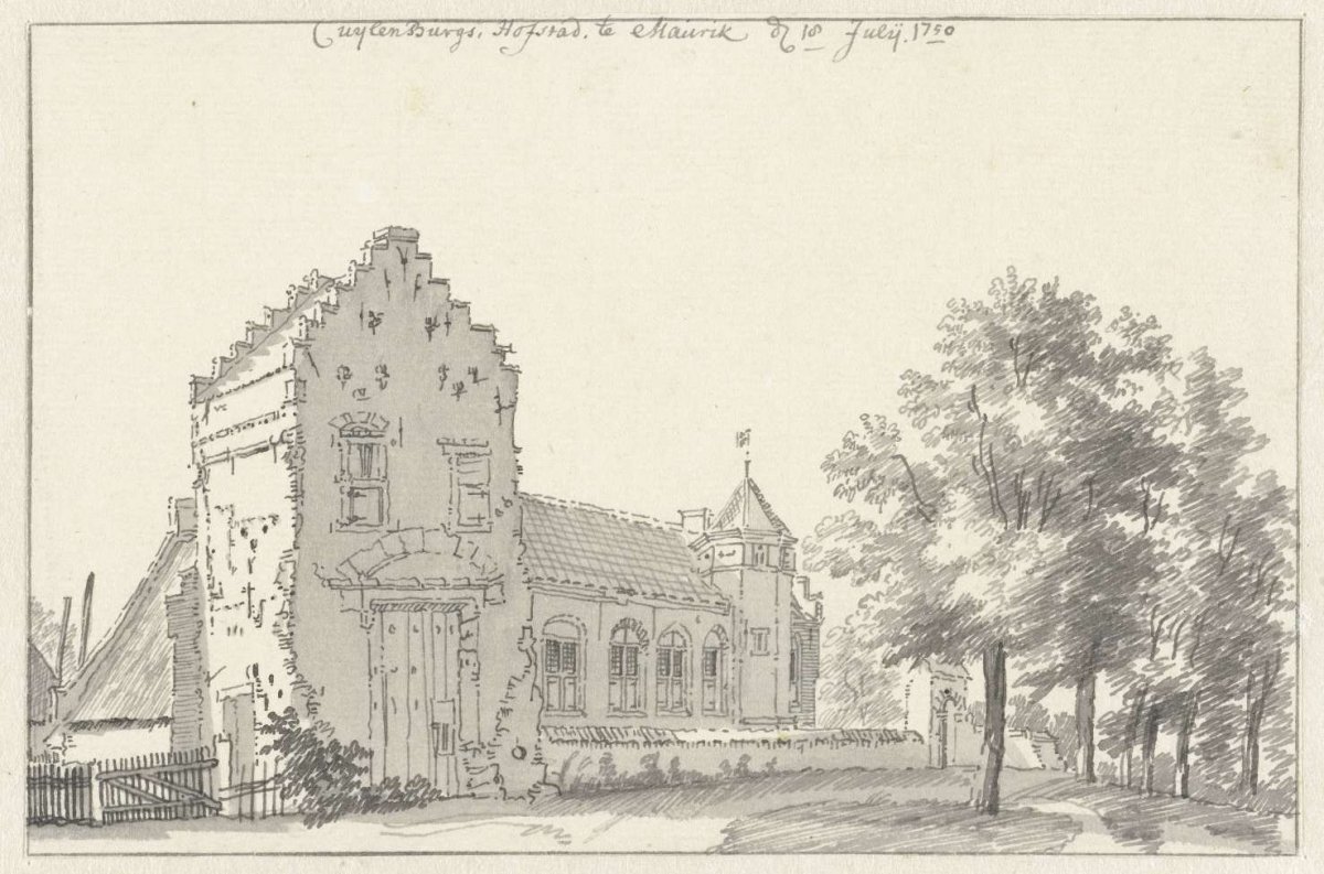 Cuylenburgs Hofstad te Maurik, Jan de Beijer, 1750