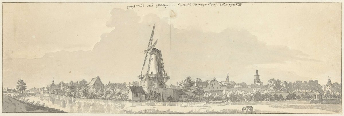 View of IJsselstein, Paulus van Liender, 1750