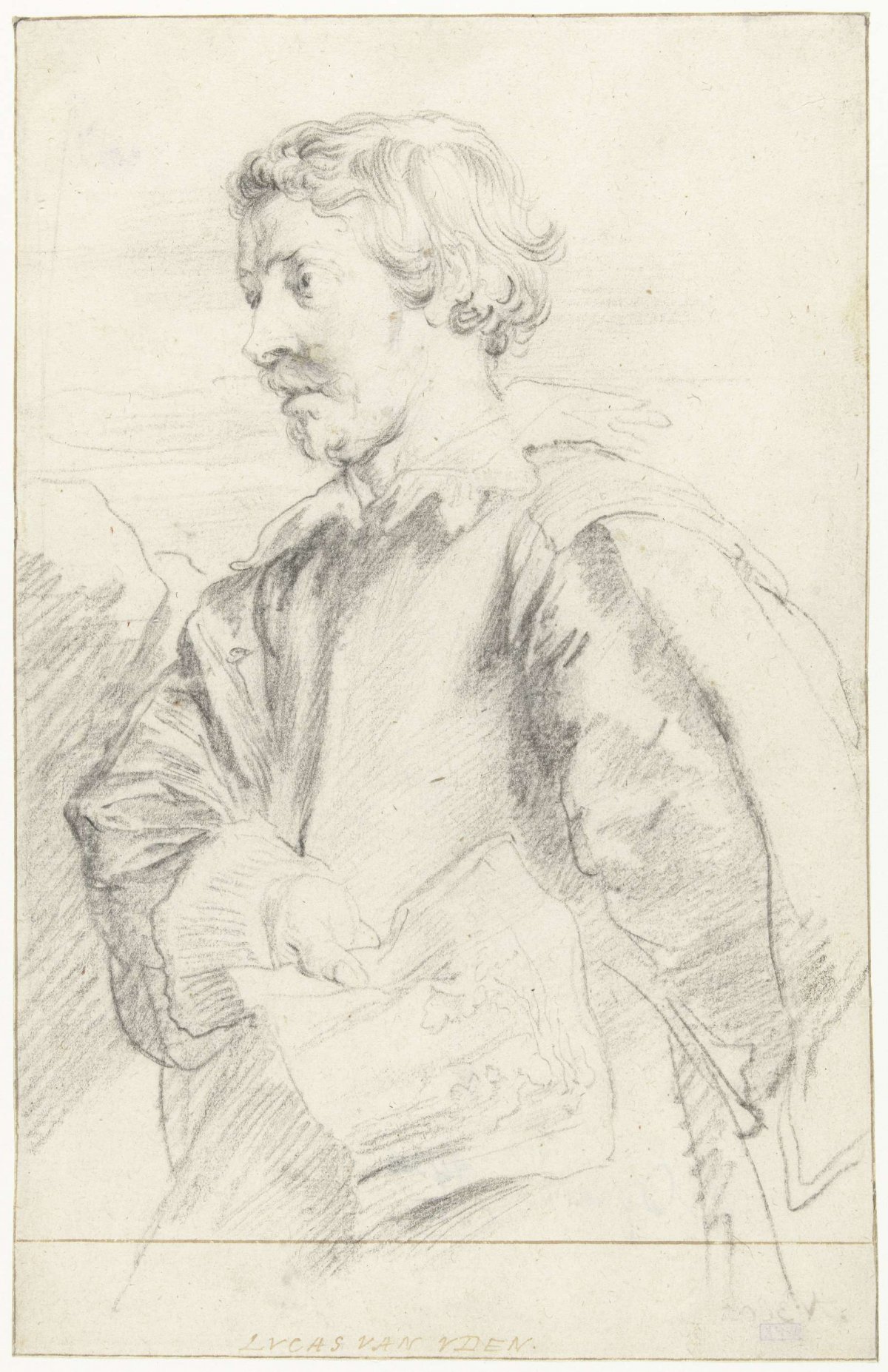 Portrait of Lucas van Uden, Anthony van Dyck, 1627 - 1635