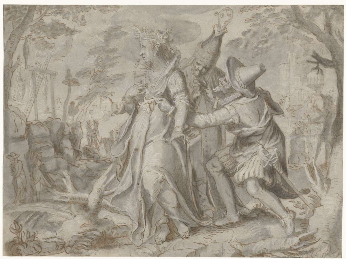 Threats to the Netherlands, anonymous, 1600 - 1699