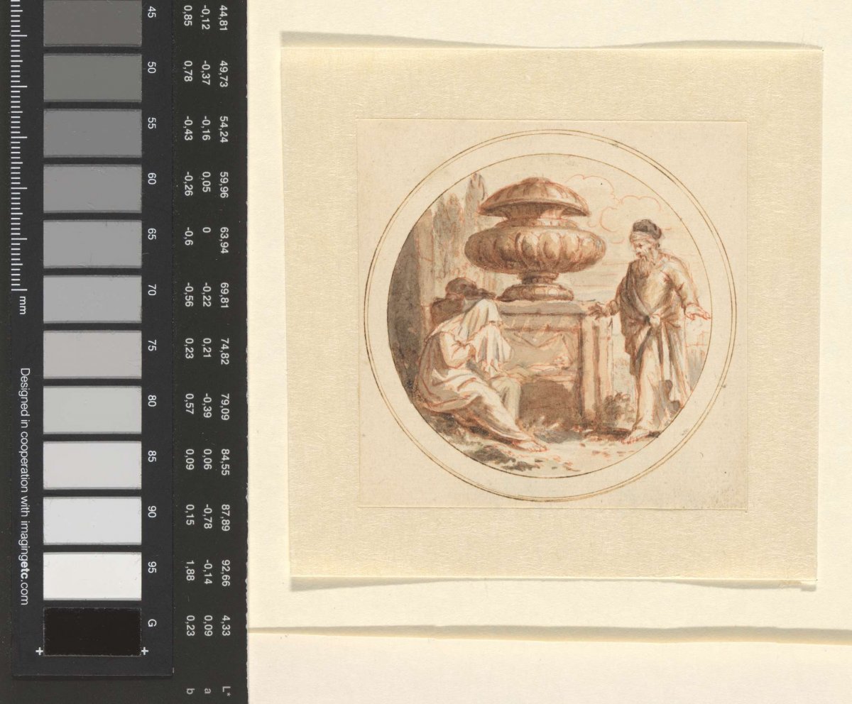 Death and Comfort, Arnold Houbraken, 1670 - 1719