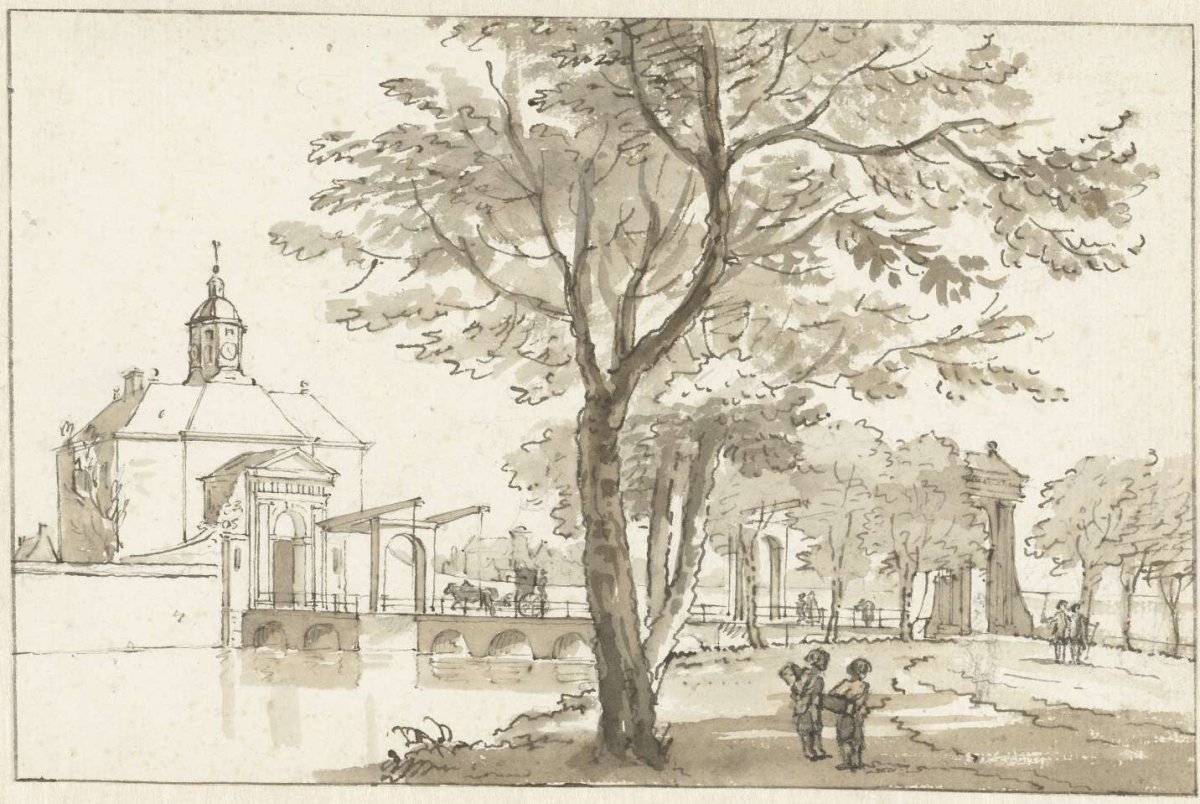 The Weesperpoort, Amsterdam, Reinier Vinkeles (I), 1768