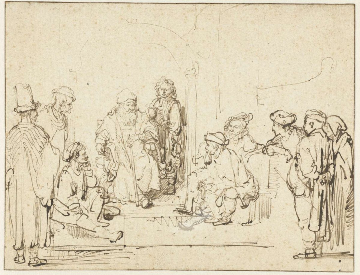 Jacob and his Sons, Rembrandt van Rijn, c. 1641