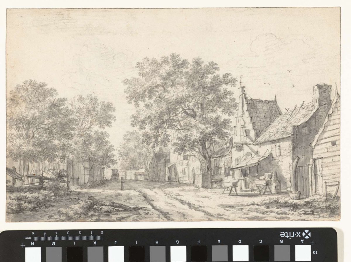 Village Road, Jacob Isaacksz van Ruisdael, c. 1660 - c. 1665