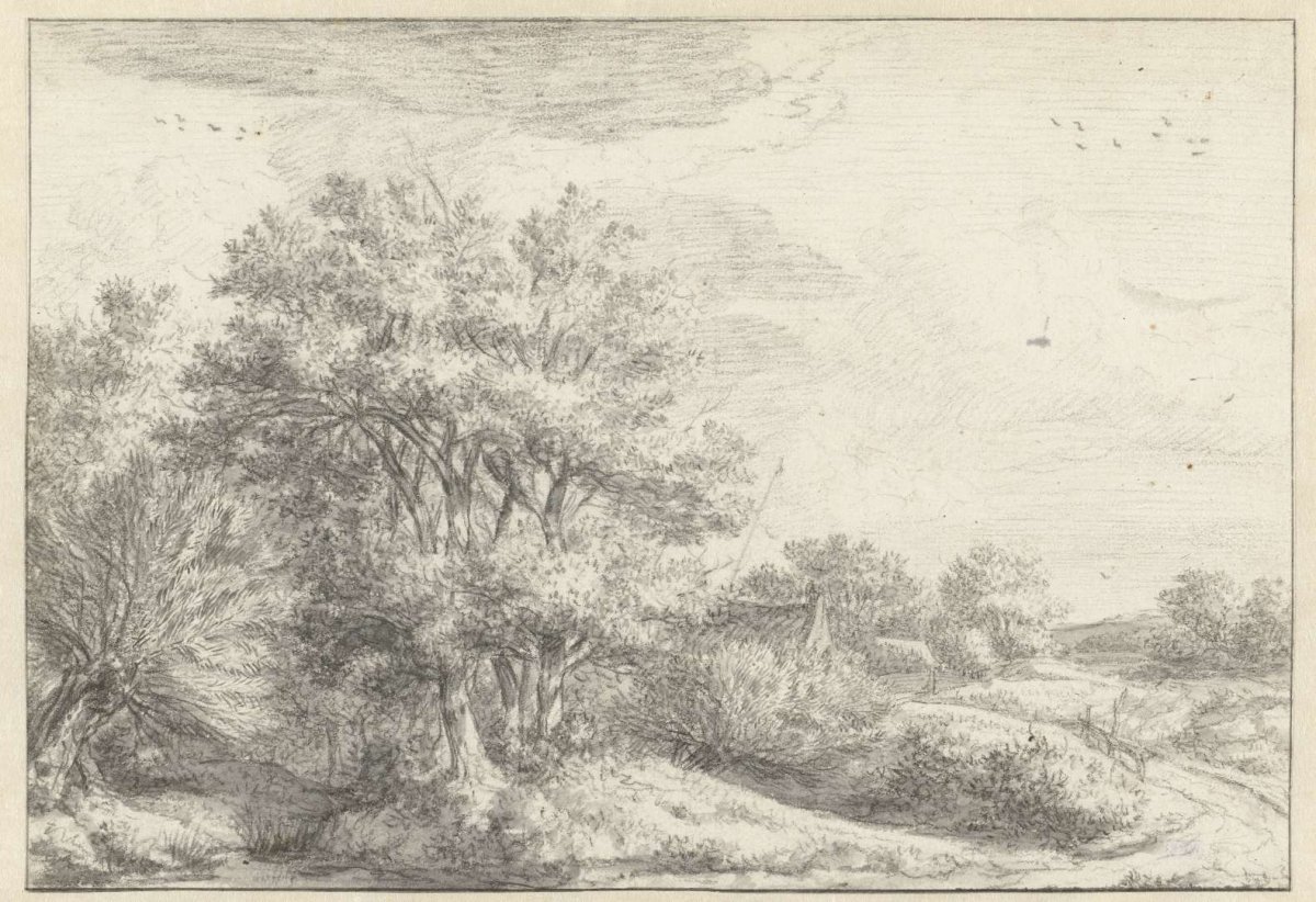 Wooded landscape, Jacob Isaacksz van Ruisdael, 1638 - 1682