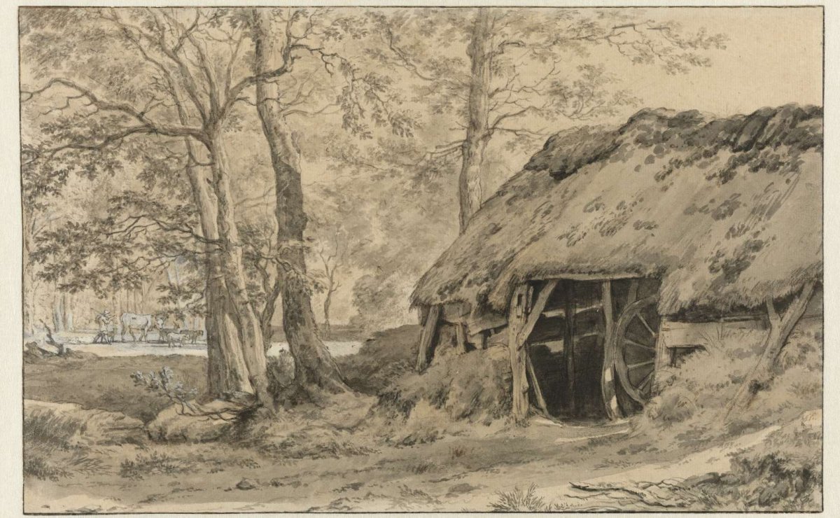 A Hut or Sheep Pen in the Woods, Adriaen van de Velde, 1646 - 1672