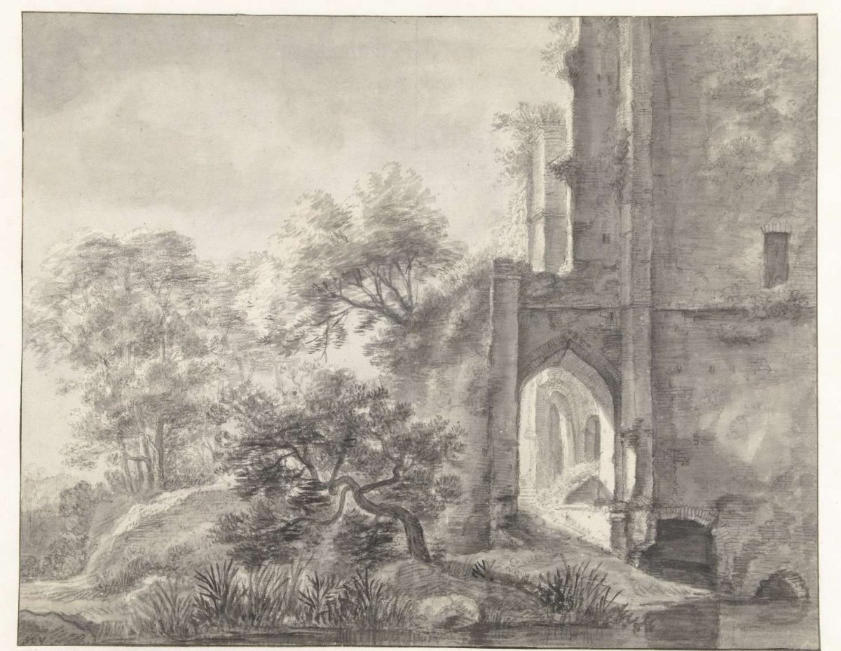 Ruins of Brederode, Simon de Vlieger, 1610 - 1653