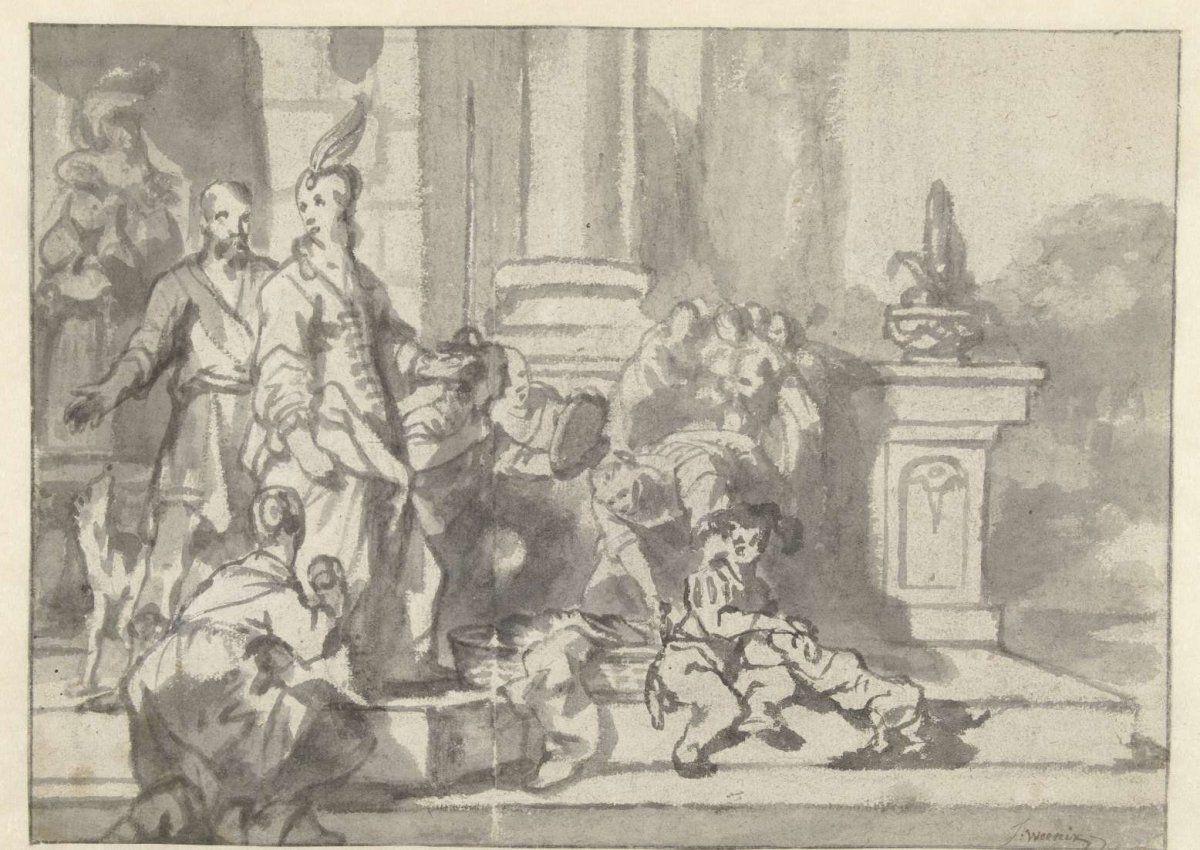 The recognition of Achilles, Jan Weenix, 1650 - 1719