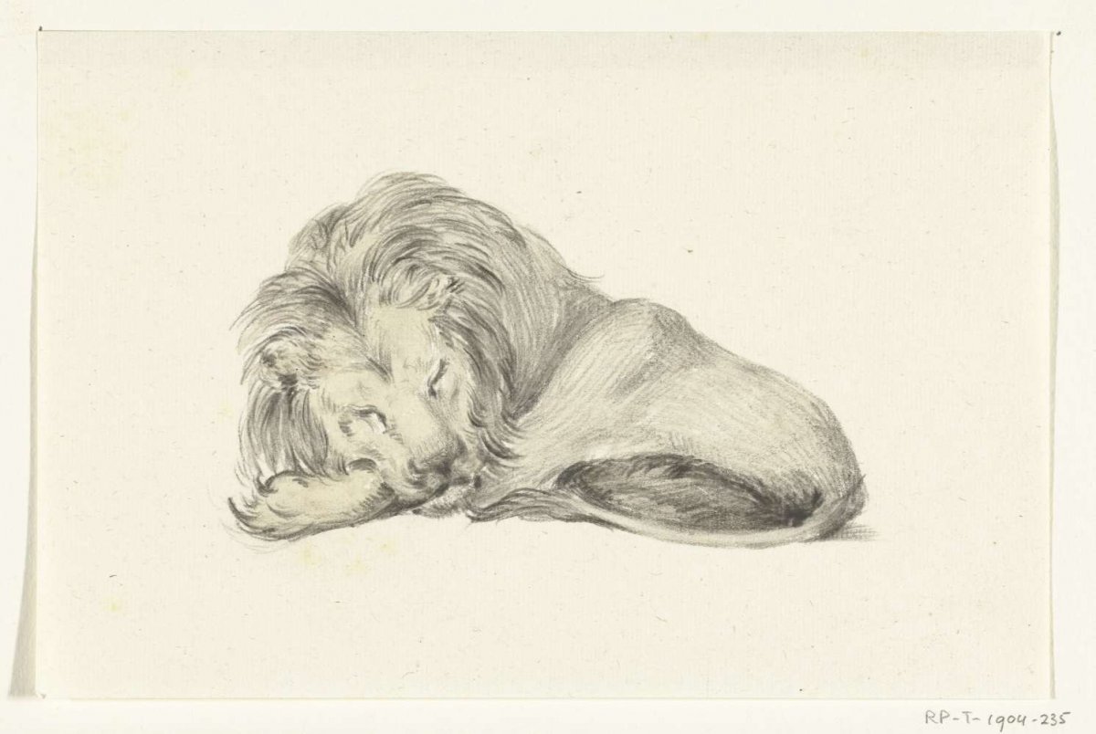 Liggende leeuw, Jean Bernard, 1775 - 1833