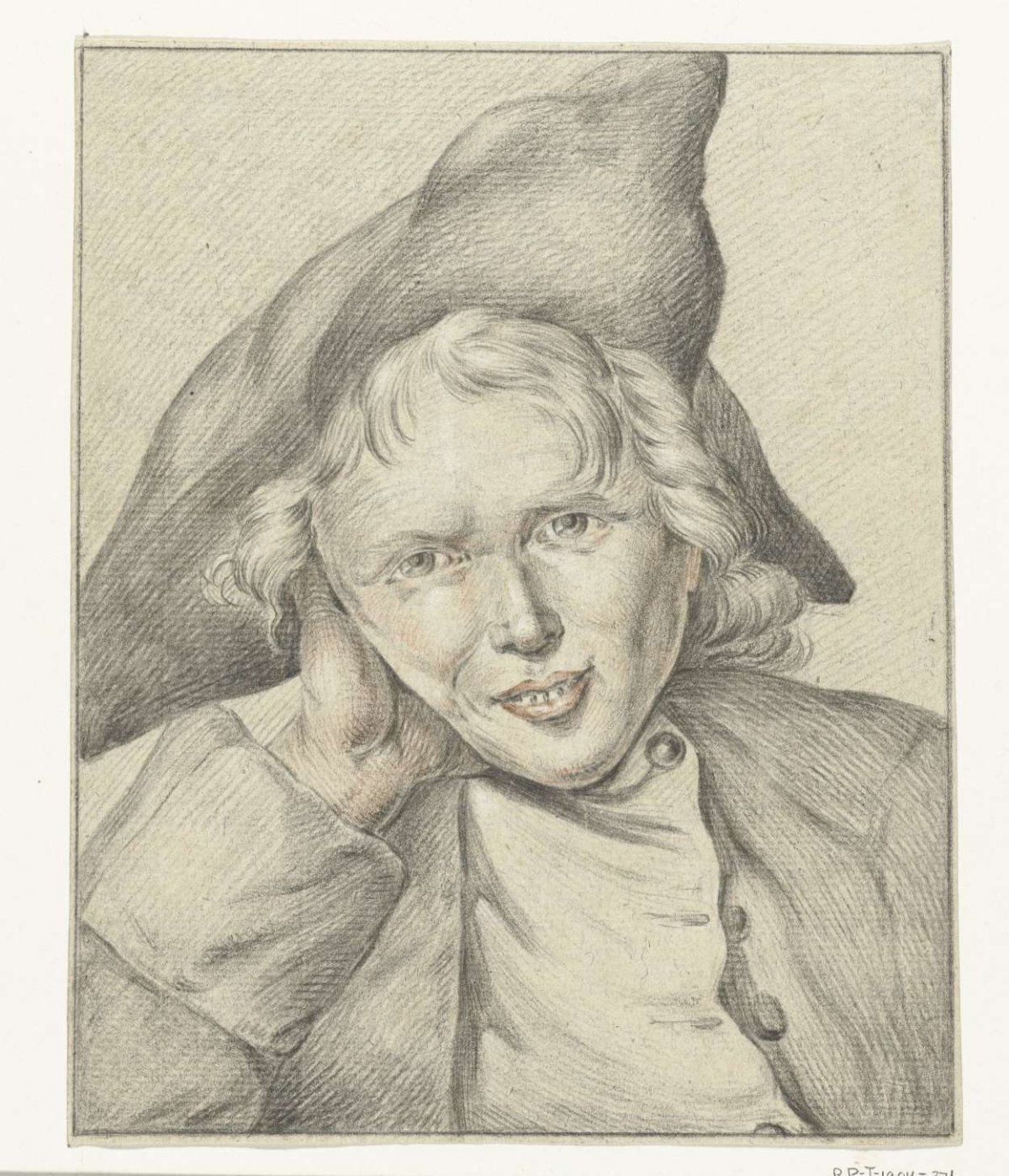 Smiling boy, en face, Jean Bernard, 1775 - 1833